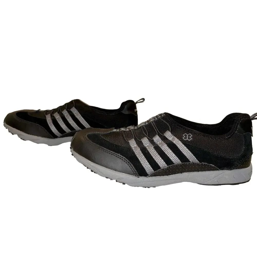 Dr. Scholl's Womens Natural Sport Shoes 7.5 M Black Massaging Gel Insole Comfort